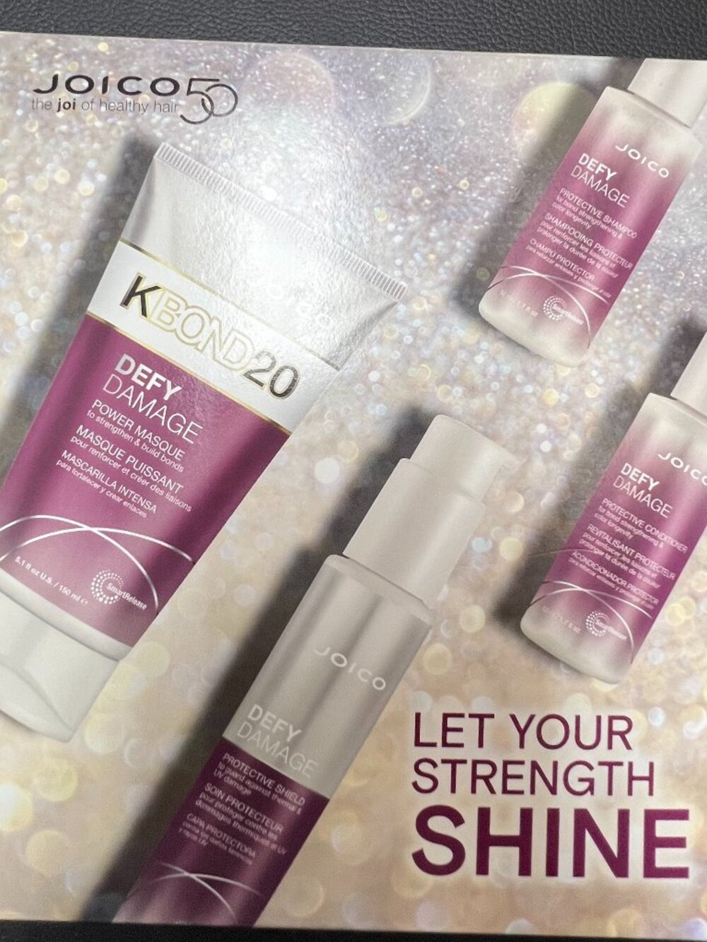 Joico Defy Damage Kbond20 Travel Set Shampoo Conditioner Masque Shield & Spary